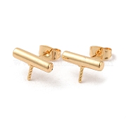 Фурнитура для сережек-гвоздиков из латуни KK-M270-36G