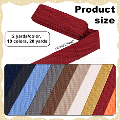 20 ярд двухцветной поликоттоновой ленты&nbsp;OCOR-NB0002-80