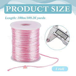 Cordons ronds en polyester et fil pour macramé&nbsp;OCOR-WH0105-038D