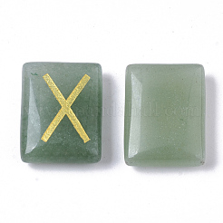 Естественный зеленый авантюрин кабошонов&nbsp;G-R461-15D