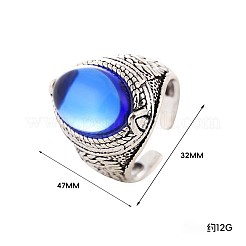 Сплав со стеклянными манжетами открытые кольца для мужчин&nbsp;FS-WG898AD-02