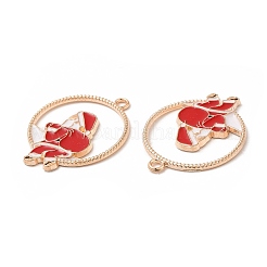 Pendentifs de Noël en alliage de zinc et émail&nbsp;ENAM-Q500-01G-02