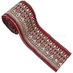 5 Yards Polyesterband mit ethnischer Stickerei&nbsp;OCOR-CY0003-48B