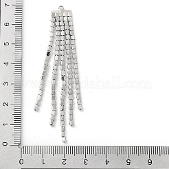 Legierung mit Strass-Cup-Ketten und Quastenanhängern&nbsp;X-EJEW-B036-04P