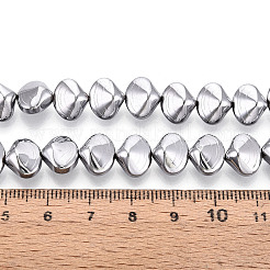 Гальванические нити из синтетических немагнитных гематитовых бусин&nbsp;G-T139-64B