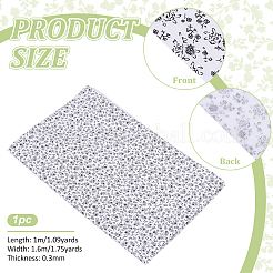 Baumwollstoff mit Blumenmuster&nbsp;DIY-WH0671-238A