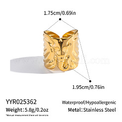 Манжета из нержавеющей стали 304 в форме слона с открытыми кольцами&nbsp;HL9999