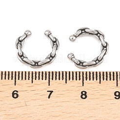 Кольца для носа из нержавеющей стали 316&nbsp;AJEW-C044-05C-AS