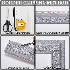 2 шт. 2 стиля самоклеящейся контактной бумаги с зернистостью xpe&nbsp;DIY-CP0012-20A