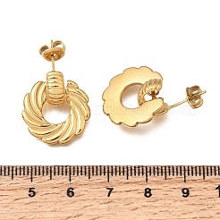 Pendientes colgantes de acero inoxidable 304&nbsp;EJEW-Z168-02G