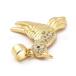 Стойки обшивки латунь микро проложить Циркон подвеску&nbsp;KK-E072-26G