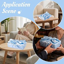 Quadratisches Furoshiki-Geschenktuch aus Polyester für Geschenkboxen&nbsp;DIY-WH0591-671D