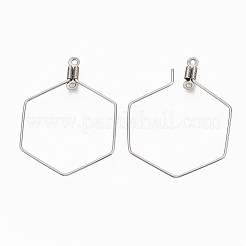 Pendenti in filo di acciaio inossidabile 304 anti-ossidazione&nbsp;X-STAS-T051-006