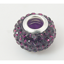 Perline di resina strass&nbsp;CPDL-H001-10x7mm-M