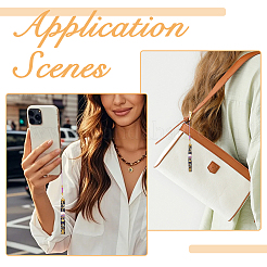 5 шт. ремешки для мобильного телефона из сплава полиэстера&nbsp;HJEW-DC00099