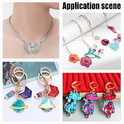 Подвески из сплава эмали 60шт 15 стиля&nbsp;ENAM-AR0001-52