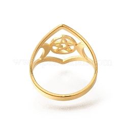 Кольца из нержавеющей стали 304 для женщин&nbsp;RJEW-S238-10G