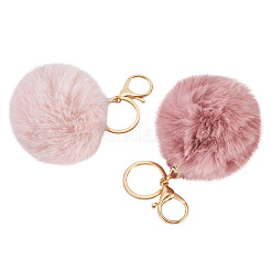 2 porte-clés en alliage 2 couleurs&nbsp;KEYC-TA0004-68A