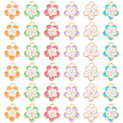 108шт 6 цвета сплава эмалевые подвески&nbsp;FIND-TA0006-62