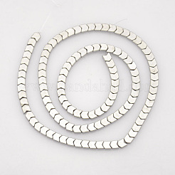 Electroplate non magnetici ematite sintetico fili di perline&nbsp;G-J252-04