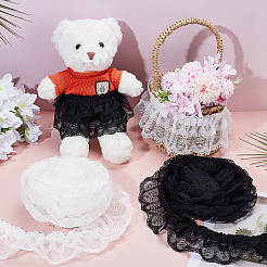 Полиэстеровое шелковое кружево&nbsp;AJEW-WH0816-141B