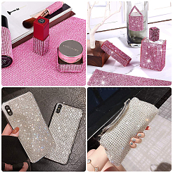 Самоклеящиеся стеклянные наклейки со стразами в листах RB-GF0001-01D