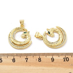 Латунные микро проложить кубического циркония подвески&nbsp;KK-Z098-01G-02