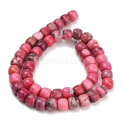 Gefärbt natürlichen weißen Jade Perlen Stränge&nbsp;GG-CBAA20A-01B-05