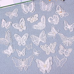 Fibre de couture de broderie de dentelle&nbsp;DIY-WH0122-05