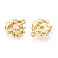 Латунные микро проложить кубического циркония подвески&nbsp;X-KK-N263-94A-G