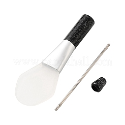 7 brosse de nettoyage en plastique et silicone&nbsp;PL-CBA26FF-01A