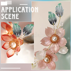 70 шт. стеклянные бусины для выпечки&nbsp;GLAA-PA0001-11A