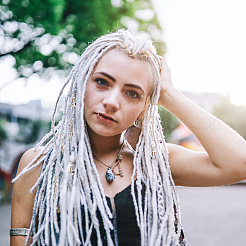 10 paio di perline in lega per dreadlocks in 5 stili&nbsp;OHAR-CP0001-07