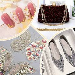 100 г двухцветных пластиковых пайеток&nbsp;PVC-CP0001-02A