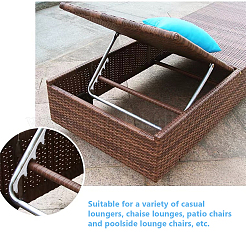 Алюминиевые кронштейны для регулировки шезлонга&nbsp;FIND-WH0126-960