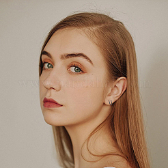 20 шт. набор из 5-х спиральных колец для носа из нержавеющей стали 304&nbsp;AJEW-FI0001-01