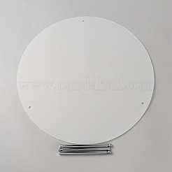 Runde Dessert-Staffeleien aus Acryl&nbsp;ODIS-WH0030-262C