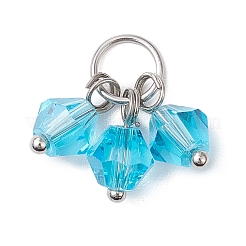 16шт стеклянные подвески&nbsp;PALLOY-JF03189