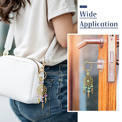 10 шт. 5 стиля: натуральный тигровый глаз&nbsp;KEYC-TA00036