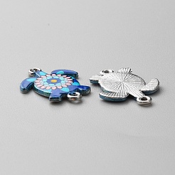 Подвески из сплава с эмалевым принтом&nbsp;ENAM-WH0065-15P-03