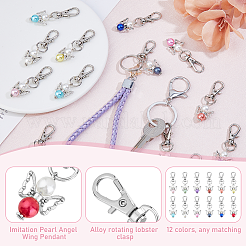 Украшение подвески из акрила и сплава&nbsp;HJEW-DC00005