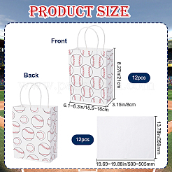 1 набор прямоугольных бумажных подарочных пакетов с ручкой&nbsp;ABAG-BBC0001-25B