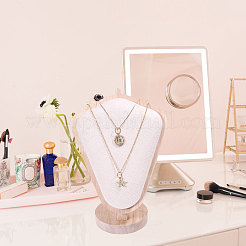 Деревянные подставки для ожерелий в форме бюста&nbsp;NDIS-WH0003-018A