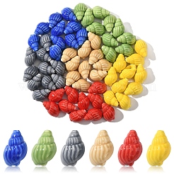 10 шт. фарфоровые бусины ручной работы с принтом&nbsp;PORC-YW0001-26A