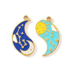 Подвески из нержавеющей стали 304 с эмалью&nbsp;STAS-OY003-25G