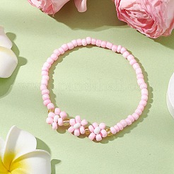Stretch-Armbänder aus Glassamen&nbsp;BJEW-JB110103-04