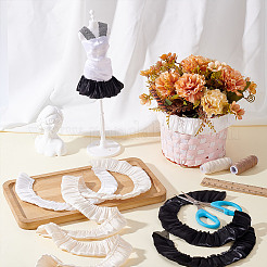 9 ярд шифоновой кружевной ленты с морщинами&nbsp;OCOR-NB0002-39A