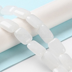 Бусины из натурального белого нефрита&nbsp;G-K357-D22-01