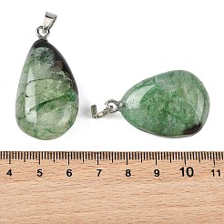 Anhänger aus natürlich gefärbtem und erhitztem Achat-Trommelstein&nbsp;GG-K002-07B