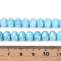 Fili di perle di vetro galvanizzate anti-ossidazione&nbsp;GLAA-T025-8mm-19H